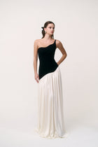 Black and White Maxi Dress