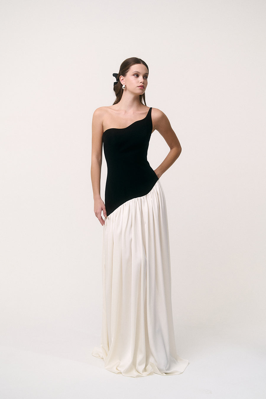 Black and White Maxi Dress