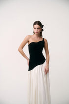 Black and White Maxi Dress