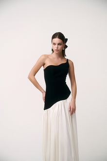 Black and White Maxi Dress