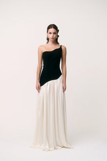 Black and White Maxi Dress