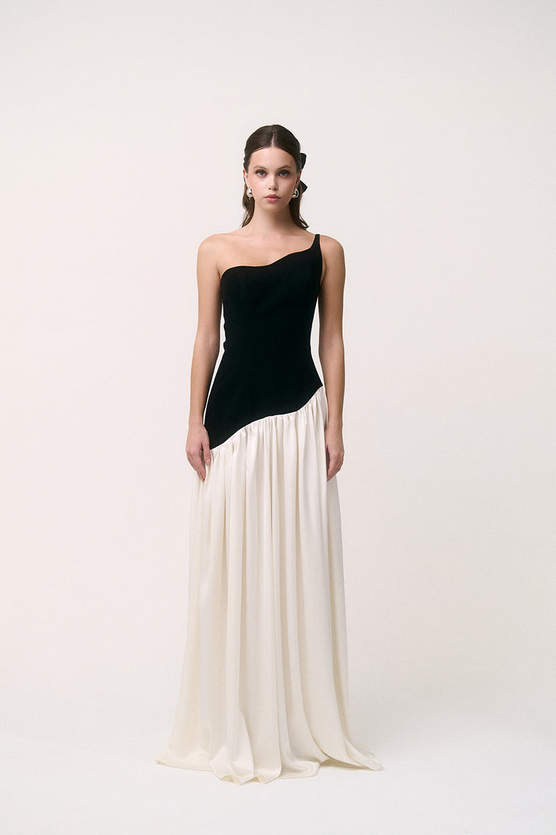 Black and White Maxi Dress