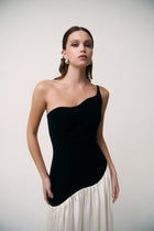 Black and White Maxi Dress