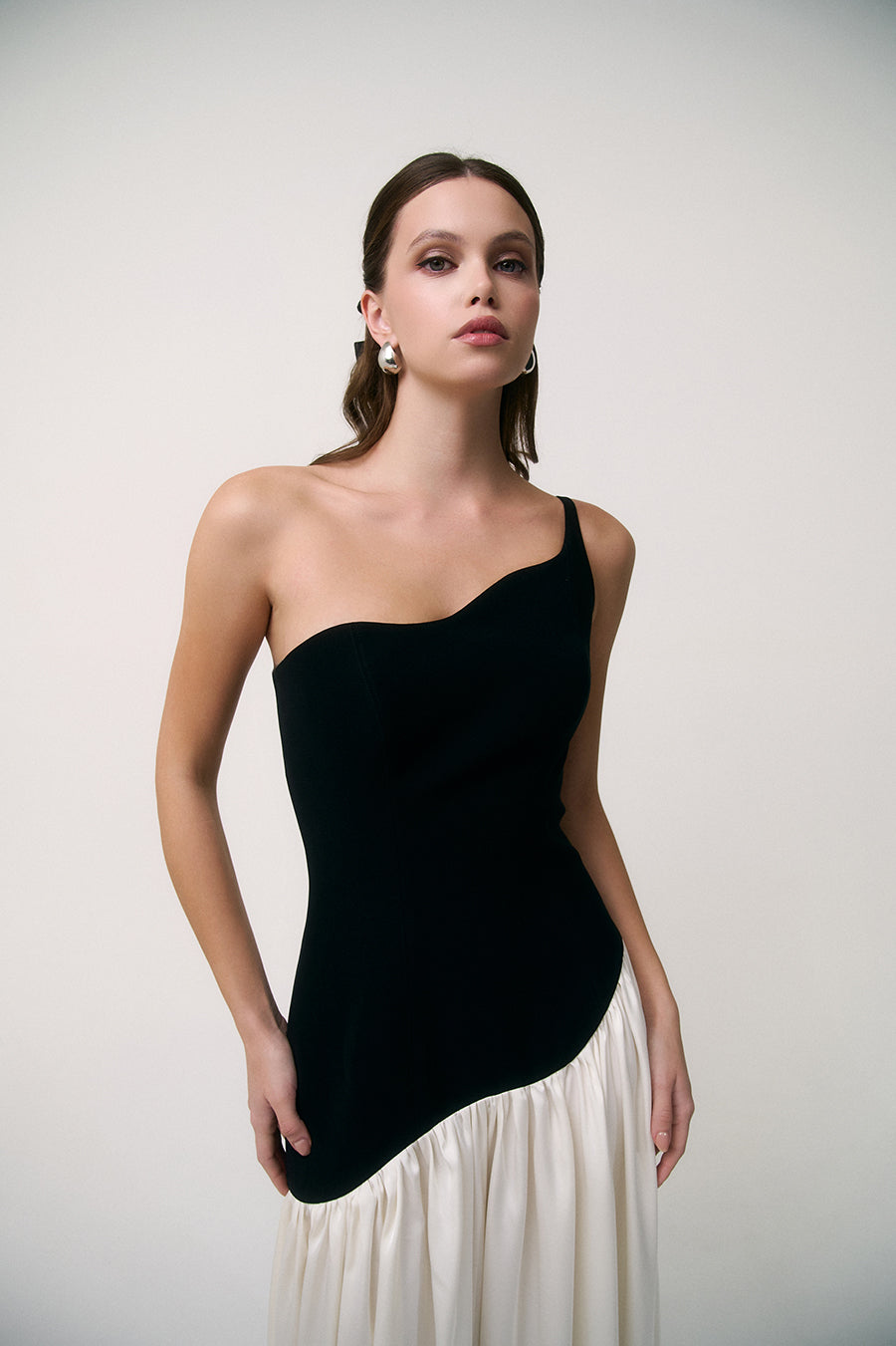 Black and White Maxi Dress