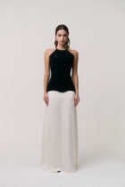 Black and White Maxi Dress
