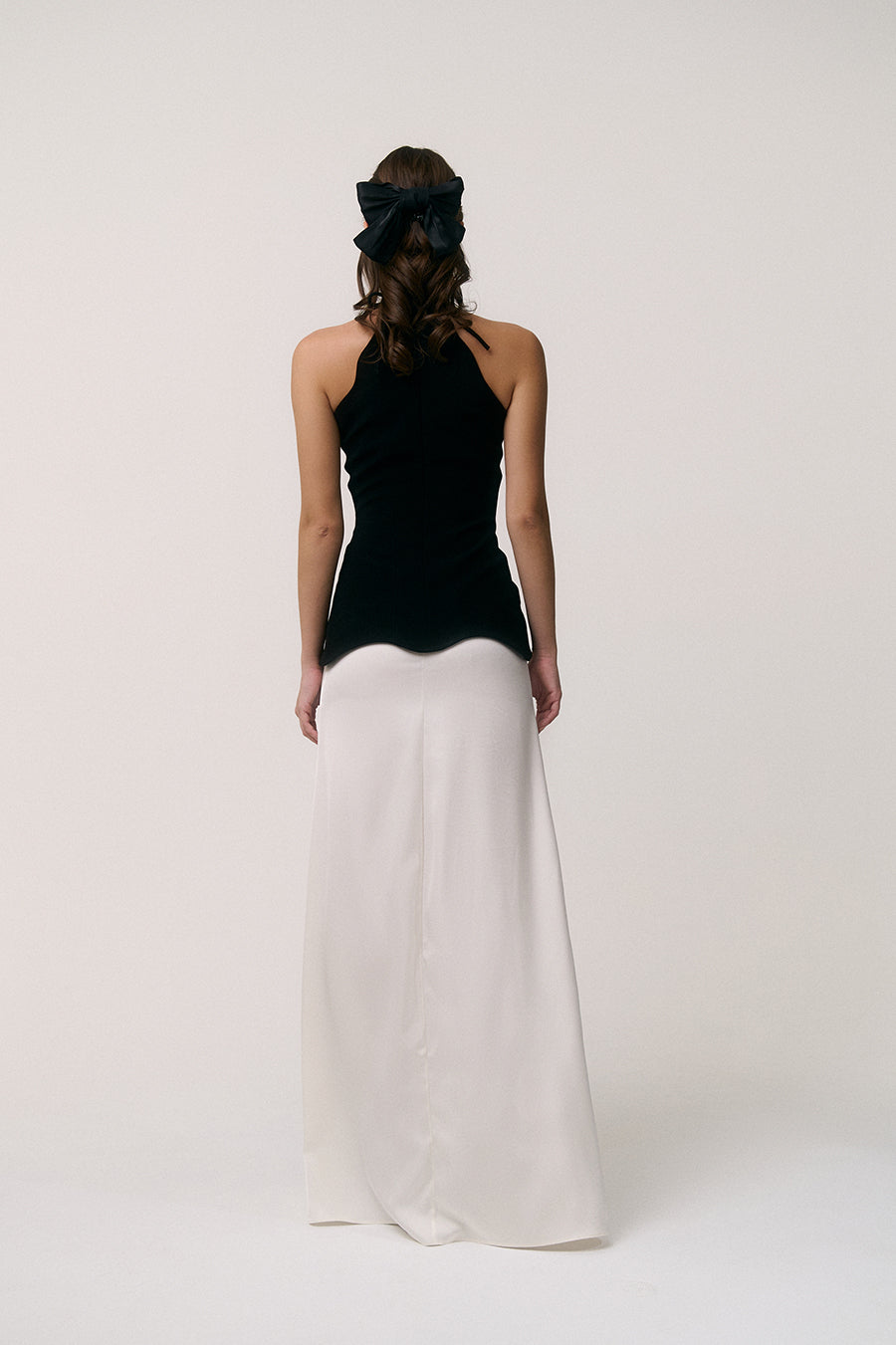 Black and White Maxi Dress