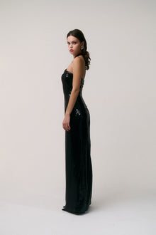 Halter Neck Black Dress