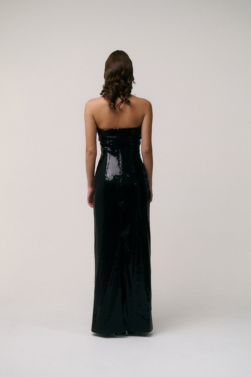 Halter Neck Black Dress