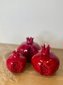Shiny Pomegranate Candles