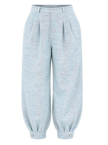 Ice Blue Balloon Pants