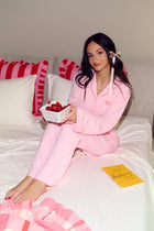 pink bamboo pyjama pants 