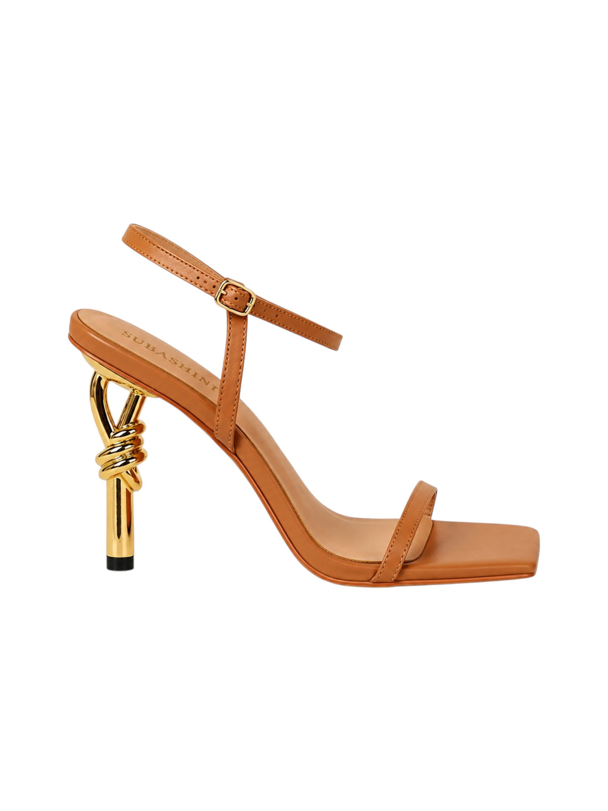 Sculpted Aura Gold Sandals